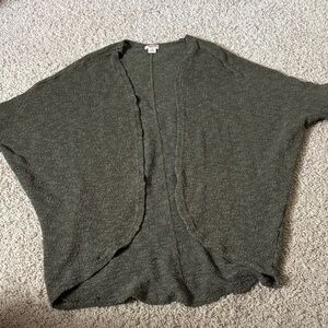 Mossimo Supply Co. Dark Green Open-Front Cardigan
